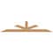 Ekena Millwork Saratoga Timber Gable Bracket, Western Red Cedar, 108"W x 22"H x 5 1/2"D x 5 1/2"F, 5/12 Pitch GBW108X22X0606SAR00SWR - alternate 1